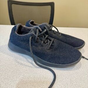 Women's Allbirds Wool Runner Mizzle Charcoal Grey Black Low Top Trainer Shoes 10